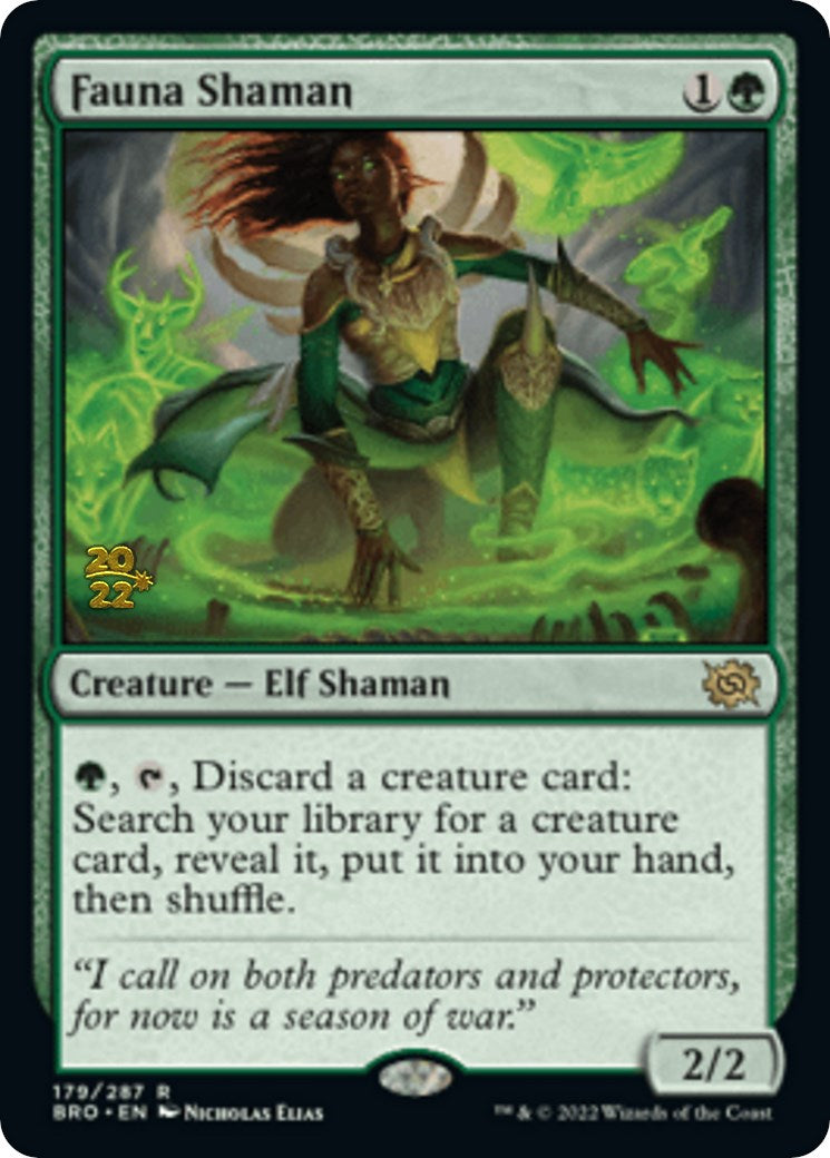 Fauna Shaman [The Brothers' War: Prerelease Promos] | The Time Vault CA