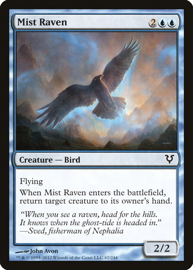 Mist Raven [Avacyn Restored] | The Time Vault CA