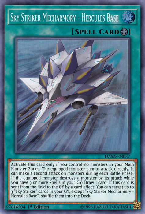 Sky Striker Mecharmory - Hercules Base [DASA-EN037] Super Rare | The Time Vault CA