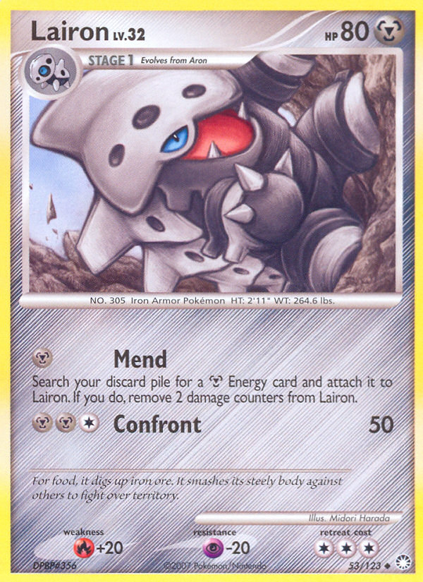 Lairon (53/123) [Diamond & Pearl: Mysterious Treasures] | The Time Vault CA