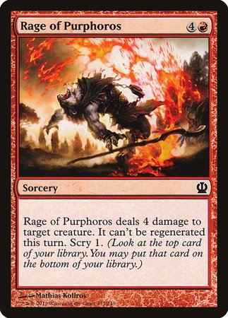 Rage of Purphoros [Theros] | The Time Vault CA