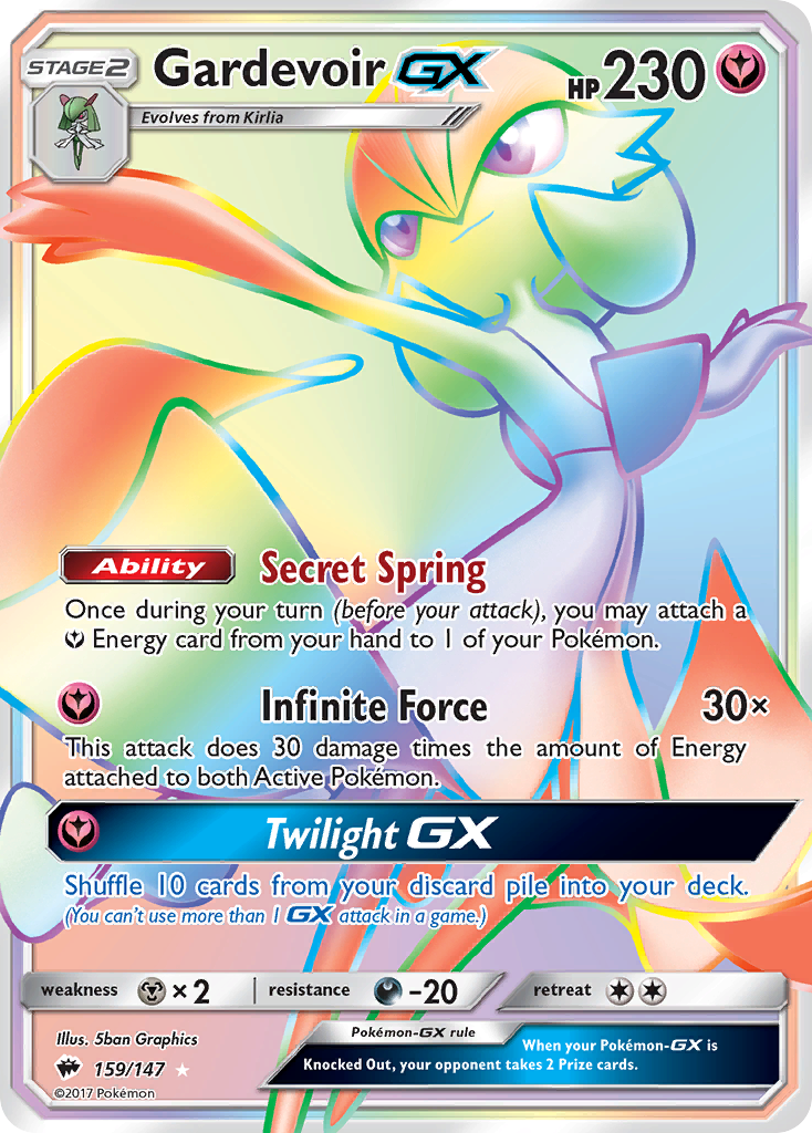 Gardevoir GX (159/147) [Sun & Moon: Burning Shadows] | The Time Vault CA