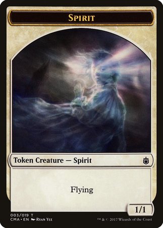 Spirit Token (003) [Commander Anthology Tokens] | The Time Vault CA