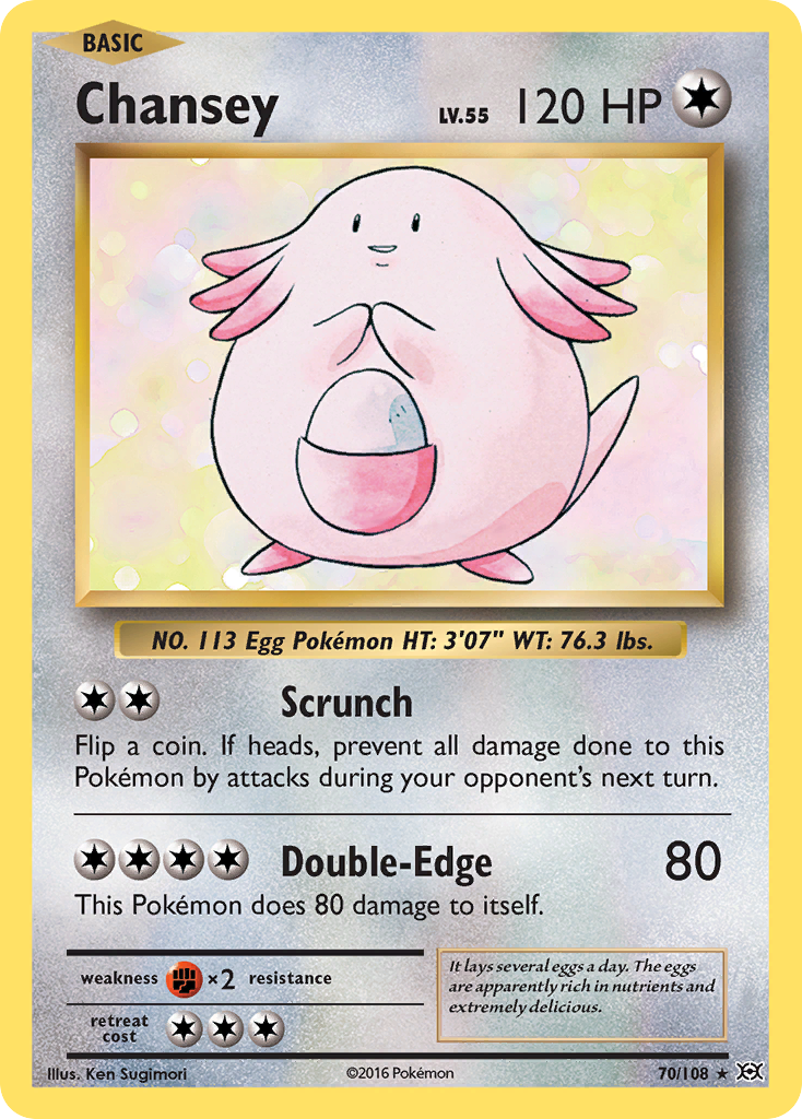 Chansey (70/108) [XY: Evolutions] | The Time Vault CA