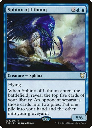 Sphinx of Uthuun [Commander 2018] | The Time Vault CA