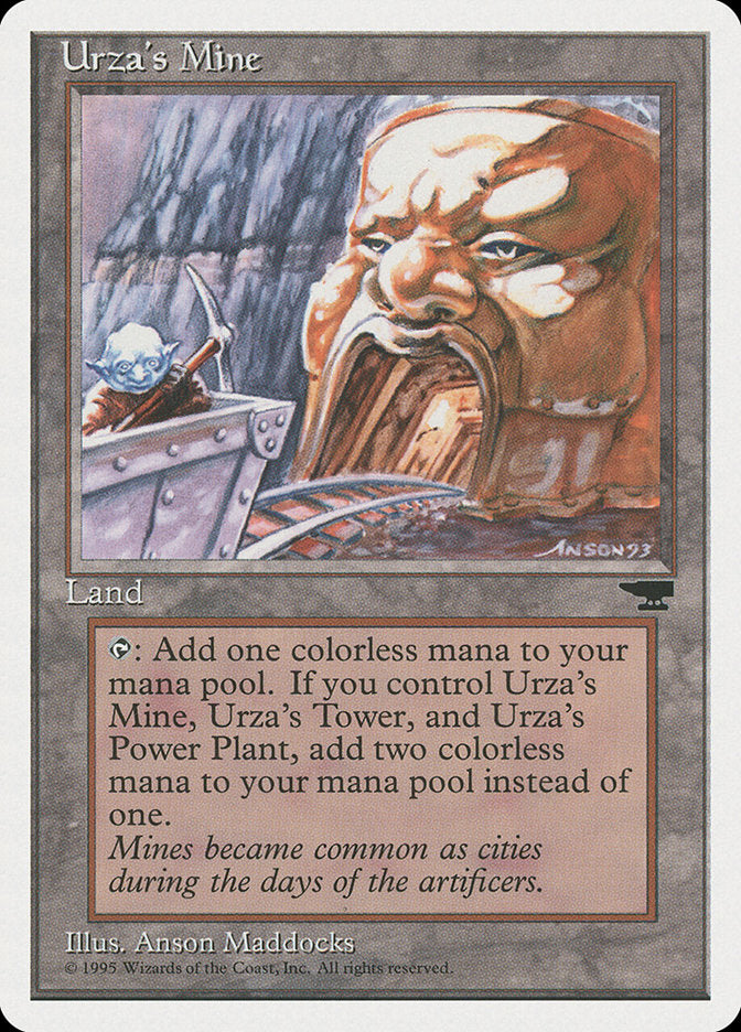 Urza's Mine (Mine Cart Entering Mouth) [Chronicles] | The Time Vault CA