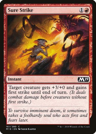 Sure Strike [Core Set 2019] | The Time Vault CA