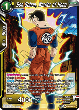 Son Gohan, Warrior of Hope (Uncommon) [BT13-099] | The Time Vault CA