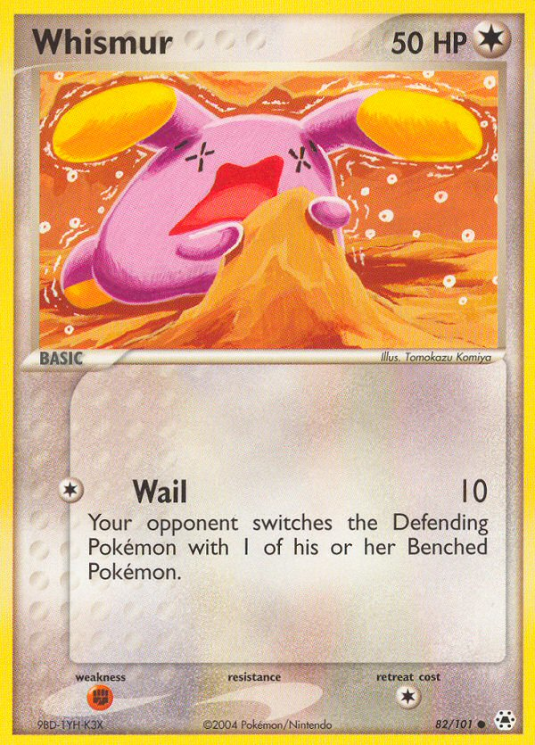 Whismur (82/101) [EX: Hidden Legends] | The Time Vault CA