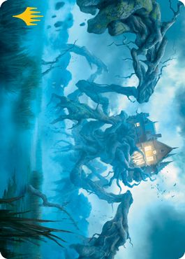 Creeping Inn Art Card (Gold-Stamped Signature) [Innistrad: Midnight Hunt Art Series] | The Time Vault CA
