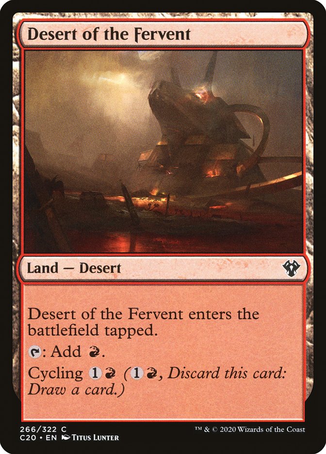 Desert of the Fervent [Commander 2020] | The Time Vault CA