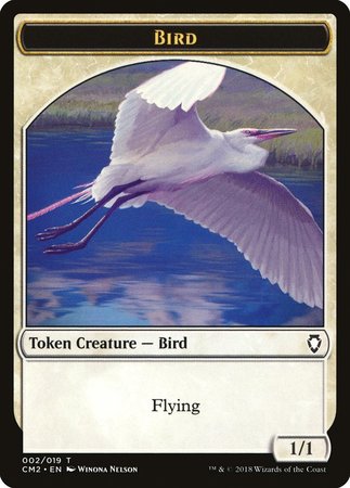 Bird Token [Commander Anthology Volume II Tokens] | The Time Vault CA