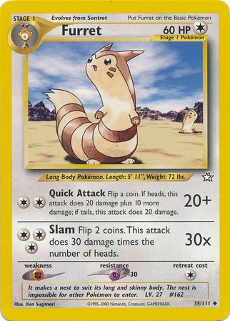Furret (35/111) [Neo Genesis Unlimited] | The Time Vault CA