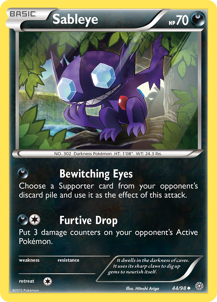 Sableye (44/98) [XY: Ancient Origins] | The Time Vault CA