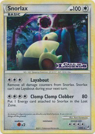 Snorlax (33/95) (Prerelease Promo) [Nintendo: Black Star Promos] | The Time Vault CA