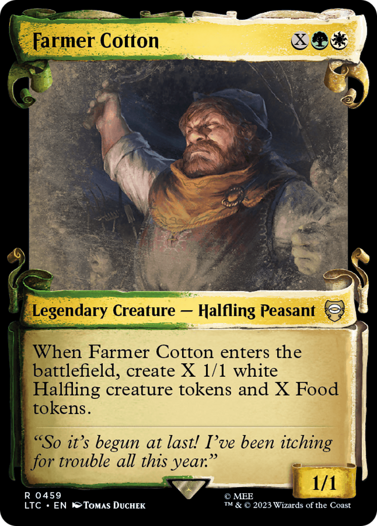 Farmer Cotton [The Lord of the Rings: Tales of Middle-Earth Commander Showcase Scrolls] | The Time Vault CA