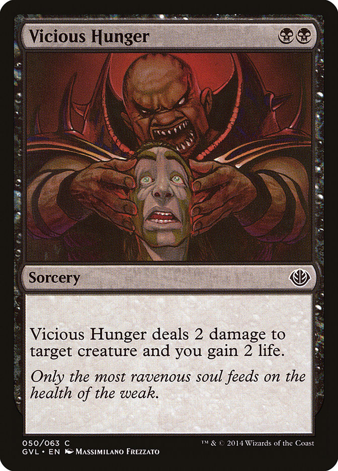 Vicious Hunger (Garruk vs. Liliana) [Duel Decks Anthology] | The Time Vault CA