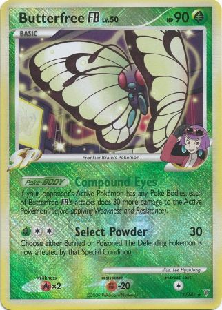 Butterfree FB LV.50 (17/147) (League Promo) [Platinum: Supreme Victors] | The Time Vault CA