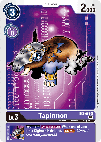 Tapirmon [EX1-055] [Classic Collection] | The Time Vault CA