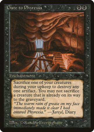 Gate to Phyrexia [Antiquities] | The Time Vault CA