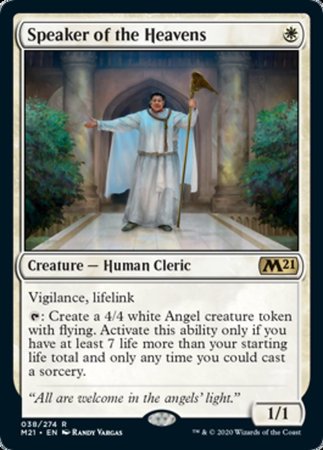 Speaker of the Heavens [Core Set 2021] | The Time Vault CA