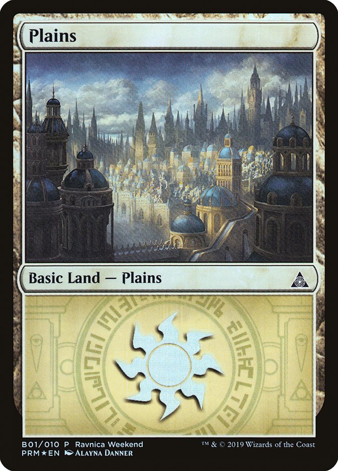 Plains (B01) [Ravnica Allegiance Guild Kit] | The Time Vault CA