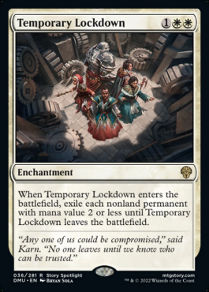 Temporary Lockdown [Dominaria United] | The Time Vault CA