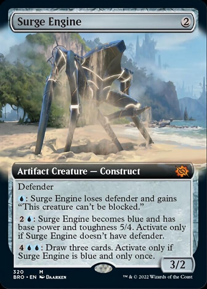 Surge Engine (Extended Art) [The Brothers' War] | The Time Vault CA