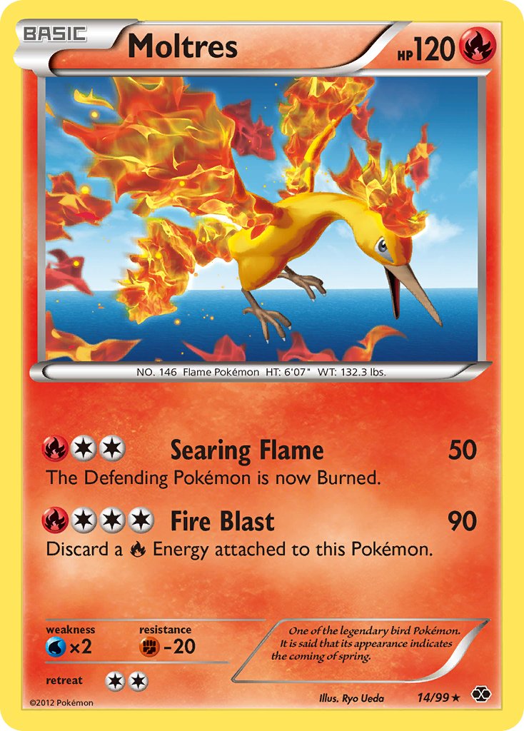 Moltres (14/99) (Blister Exclusive) [Black & White: Next Destinies] | The Time Vault CA