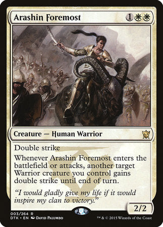 Arashin Foremost [Dragons of Tarkir] | The Time Vault CA