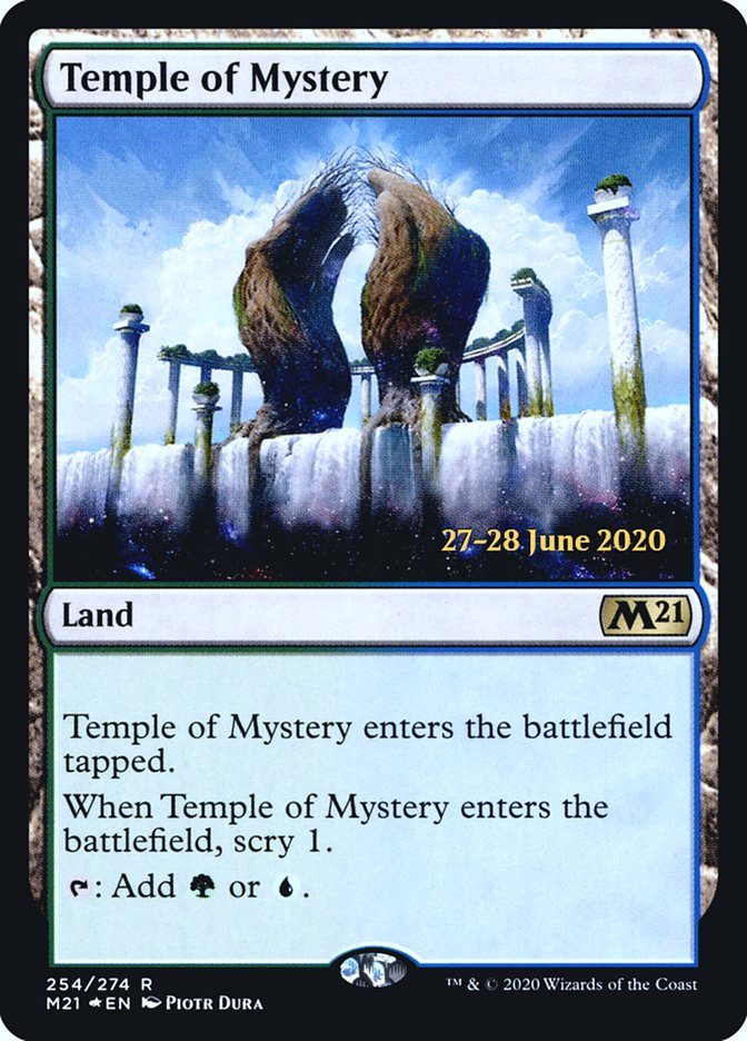 Temple of Mystery  [Core Set 2021 Prerelease Promos] | The Time Vault CA