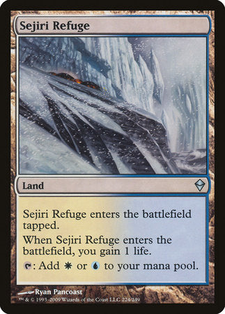 Sejiri Refuge [Zendikar] | The Time Vault CA