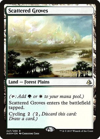 Scattered Groves [Amonkhet Promos] | The Time Vault CA