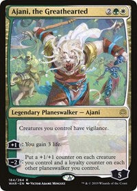 Ajani, the Greathearted [Promo Pack: Throne of Eldraine] | The Time Vault CA