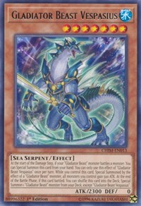Gladiator Beast Vespasius [CHIM-EN013] Rare | The Time Vault CA