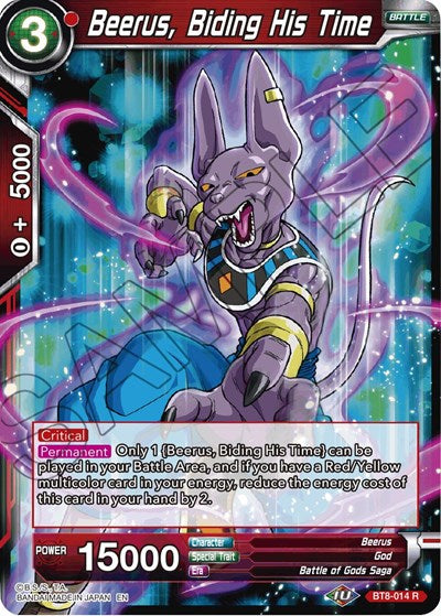 Beerus, Biding His Time [BT8-014] | The Time Vault CA