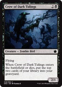 Crow of Dark Tidings [Magic Game Night 2019] | The Time Vault CA