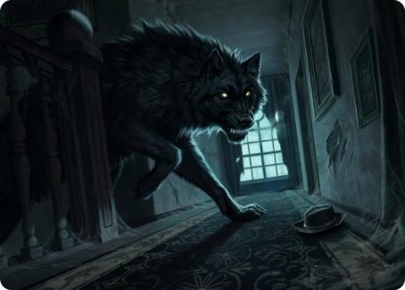 Primal Adversary Art Card [Innistrad: Midnight Hunt Art Series] | The Time Vault CA