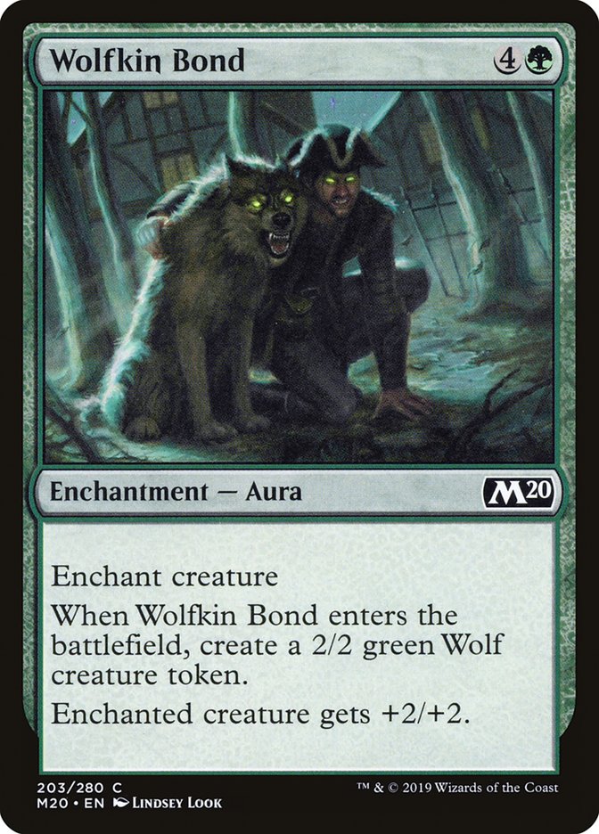 Wolfkin Bond [Core Set 2020] | The Time Vault CA