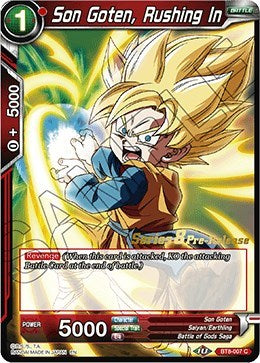 Son Goten, Rushing In (Malicious Machinations) [BT8-007_PR] | The Time Vault CA