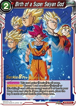 Birth of a Super Saiyan God (Malicious Machinations) [BT8-019_PR] | The Time Vault CA