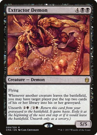 Extractor Demon [Commander Anthology] | The Time Vault CA