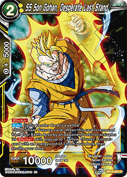 SS Son Gohan, Desperate Last Stand (Common) [BT13-097] | The Time Vault CA