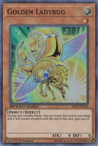 Golden Ladybug [SBTK-EN022] Super Rare | The Time Vault CA