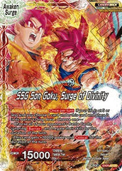Super Saiyan Son Goku // SSG Son Goku, Surge of Divinity [EX09-03] | The Time Vault CA
