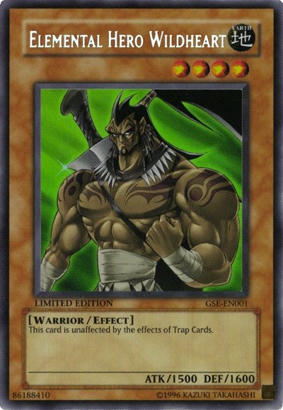 Elemental Hero Wildheart [GSE-EN001] Secret Rare | The Time Vault CA