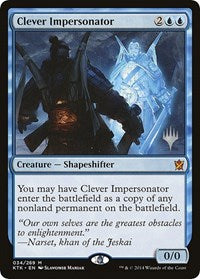 Clever Impersonator [Promo Pack: Theros Beyond Death] | The Time Vault CA