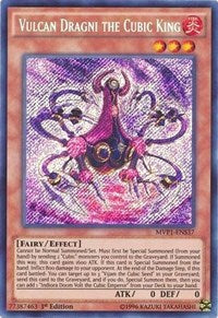 Vulcan Dragni the Cubic King [MVP1-ENS37] Secret Rare | The Time Vault CA