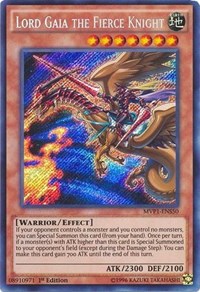 Lord Gaia the Fierce Knight [MVP1-ENS50] Secret Rare | The Time Vault CA