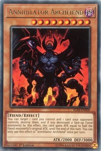 Annihilator Archfiend [IGAS-EN000] Rare | The Time Vault CA